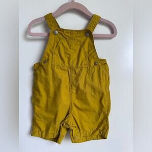 Petit bateau Salopette Très bon état Jaune 6 month shortalls yellow 100%‎ cotton